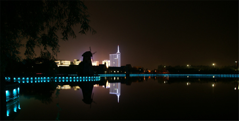 【公園景觀亮化工程】山東省濰坊市公園景觀夜景亮化